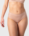 The Classic Vanishing Bikini Brief - Cashmere - Hotmilk Lingerie