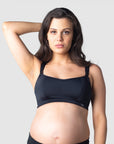 Hotmilk Lingerie's Balance Sports Bra, an ideal crop-style sports bra for maternity and nursing, exemplifies a versatile multifit design. As demonstrated by Julia, a mother of 1, this sports bra is perfect for everyday light exercise, providing exceptional comfort for breastfeeding on the go. Elevate your maternity and nursing experience with the perfect blend of style, support, and convenience offered by the Hotmilk Lingerie Balance Sports Bra