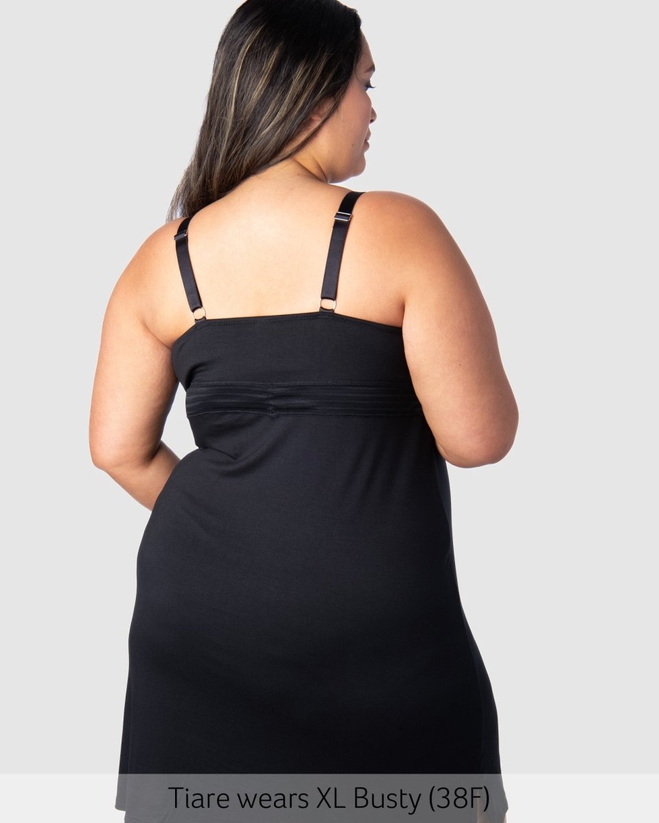 Dream Nightie Black Multifit Busty - Hotmilk Lingerie