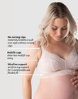 HEROINE BRALETTE SHELL MULTIFIT MATERNITY BRA - WIREFREE