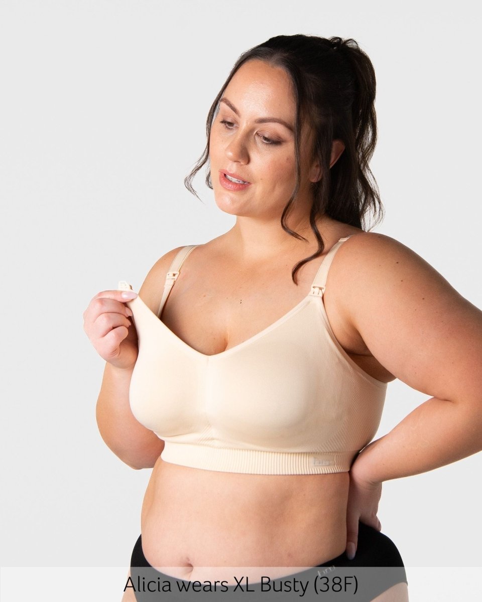 My Everyday FlexFit Nursing Bra - Latte Busty – Hotmilk Lingerie