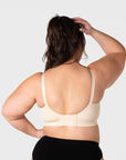 My Everyday FlexFit Nursing Bra Latte Busty - Lifestyle View - Seamless Maternity Bra for Larger Busts - Hotmilk Lingerie