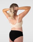 My Everyday FlexFit Nursing Bra Latte Busty - Crop View - Seamless Maternity & Breastfeeding Bra Larger Busts - Hotmilk Lingerie
