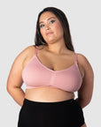 HOTMILK UK MY NECESSITY BLUSH MULTIFIT FULL CUP MATERNITY AND NURSING BRA - WIREFREE