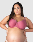 HOTMILK UK OBSESSION ROSE CONTOUR NURSING MATERNITY BRA - FLEXI UNDERWIRE