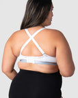 HOTMILK UK REACTIVATE SPORTS WHITE NURSING MATERNITY BRA - FLEXI UNDERWIRE