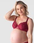 HOTMILK UK TRUE LUXE PERSIAN ROSE NURSING AND MATERNITY BRA - FLEXI UNDERWIRE