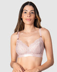 WARRIOR SOFT CUP BLUSH MULTIFIT NURSING BRA - WIREFREE