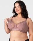 Flawless Full Cup Plunge Nursing Bra - Rose Dust - Hotmilk Lingerie