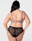 Flawless Full Cup Plunge Nursing Bra - Rose Dust - Hotmilk Lingerie