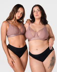 Flawless Full Cup Plunge Nursing Bra - Rose Dust - Hotmilk Lingerie
