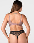 Flawless Full Cup Plunge Nursing Bra - Rose Dust - Hotmilk Lingerie