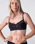 Luxe Wirefree Full Cup Bra - Black - Hotmilk Lingerie