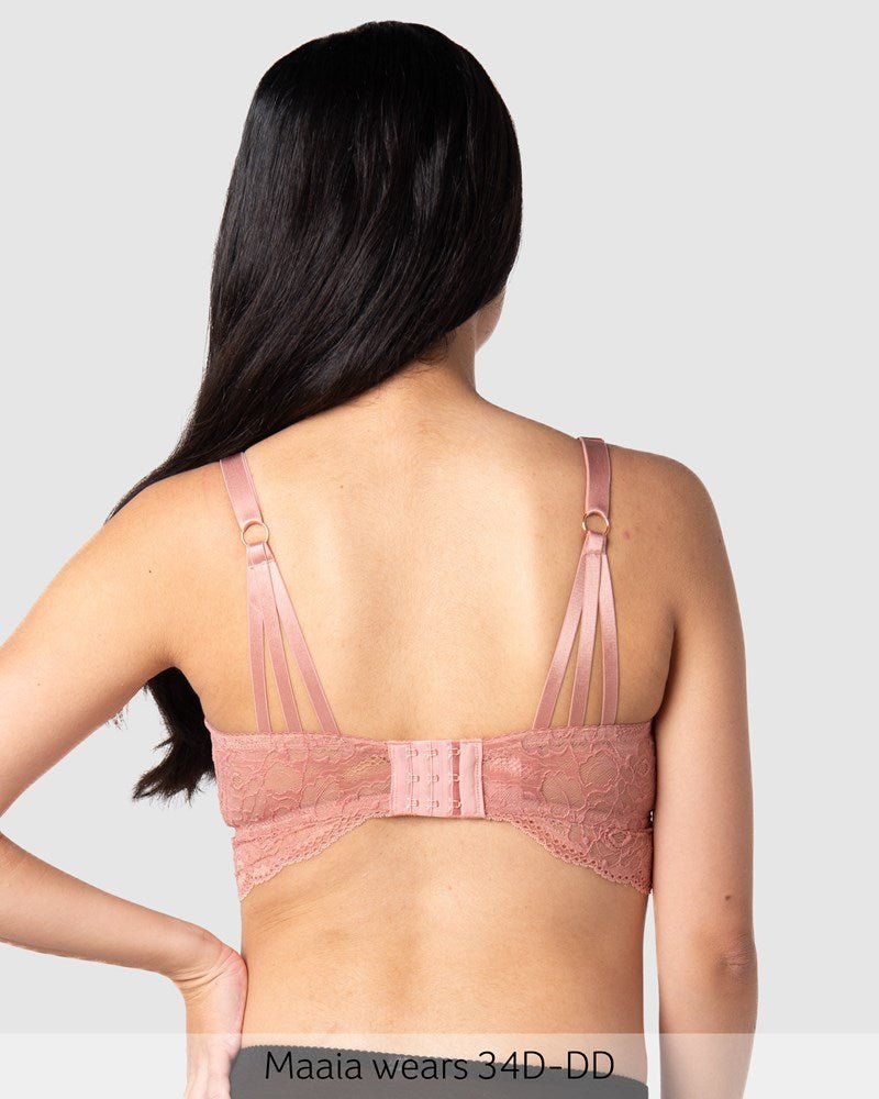 Heroine Multifit Nursing Bralette - Rose - Hotmilk Lingerie