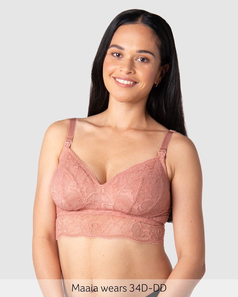 Heroine Multifit Nursing Bralette - Rose - Hotmilk Lingerie