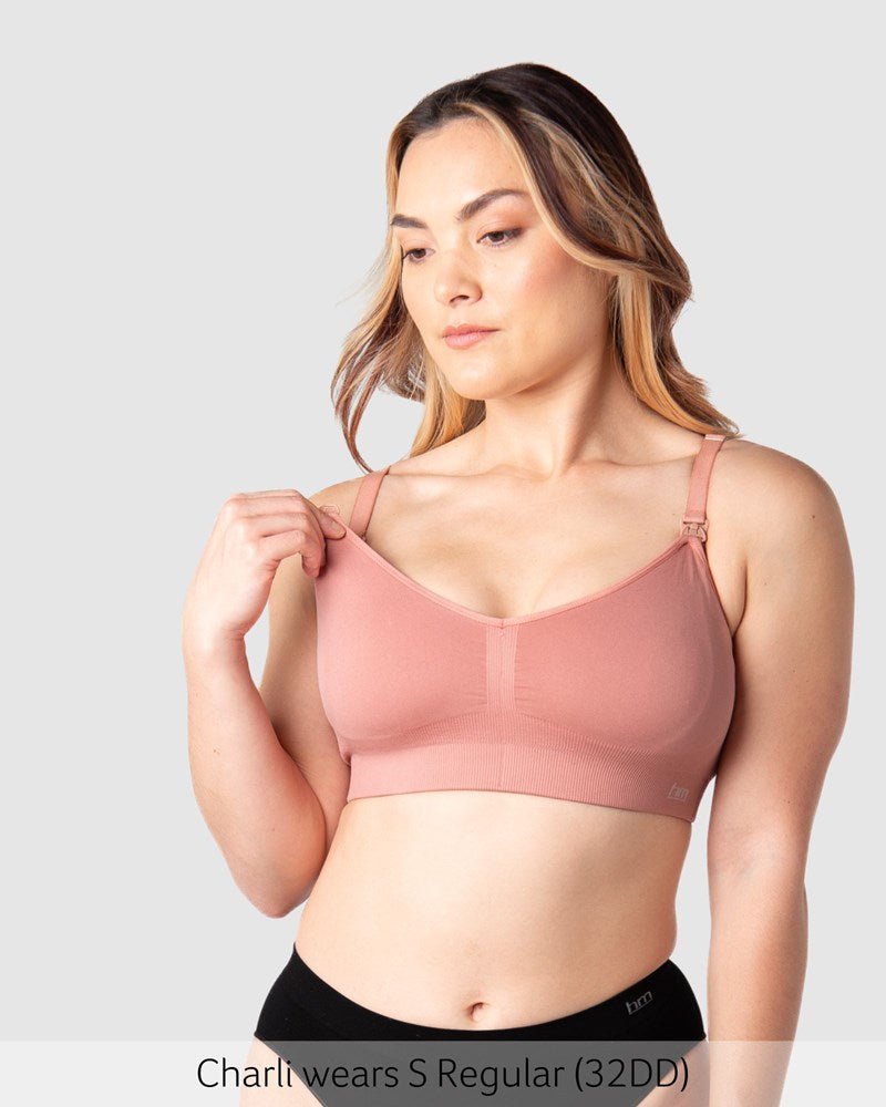 My Necessity 2.0 Seamless Nursing Bra - Sunrise - Hotmilk Lingerie