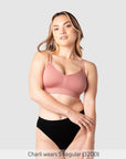 My Necessity 2.0 FlexFit Nursing Bra Sunrise - Full Length View - Seamless Maternity & Breastfeeding Bra - Hotmilk Lingerie