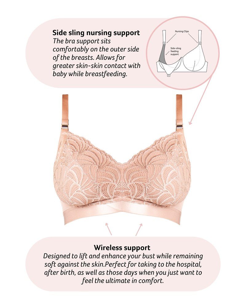 Warrior 2.0 FlexFit Nursing Bra - Bronze - Hotmilk Lingerie