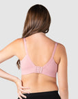 Caress FlexFit Nursing Bra Petal Pink - Back View - Bamboo Maternity & Breastfeeding Bra - Hotmilk Lingerie