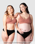 Caress FlexFit Nursing Bra Sienna - Alt Front View - Bamboo Maternity Nursing Bra - Hotmilk Lingerie