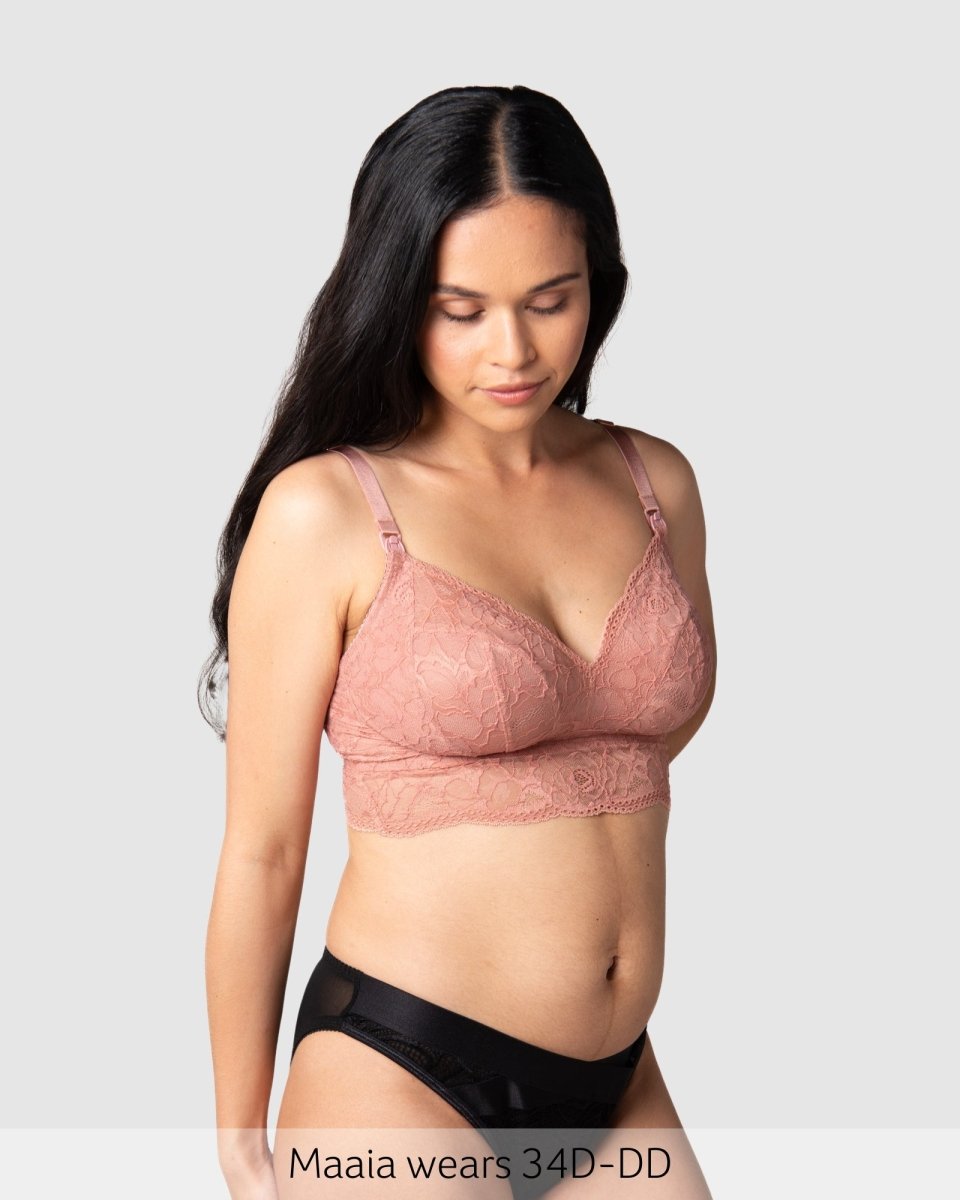 Heroine Multifit Nursing Bralette - Rose - Hotmilk Lingerie