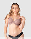 Heroine Plunge Nursing Bra - Mocha - Hotmilk Lingerie
