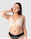 Heroine Plunge Nursing Bra - Sand - Hotmilk Lingerie
