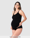 My Necessity FlexFit Nursing Camisole Black - Full Length View - Maternity Nursing Cami - Hotmilk Lingerie
