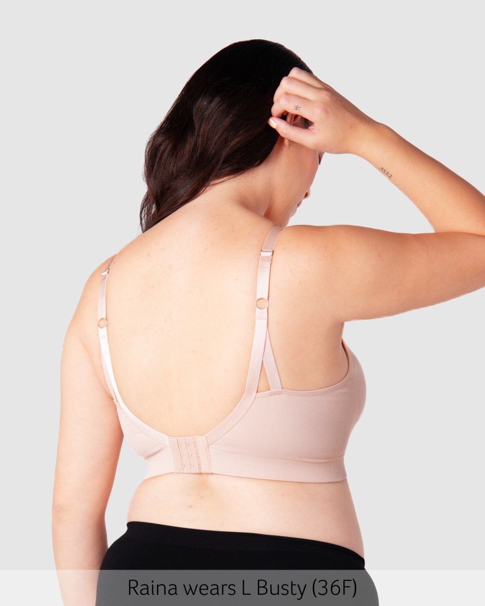My Necessity 2.0 FlexFit Nursing Bra - Ballet Pink Busty - Hotmilk Lingerie