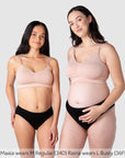 My Necessity 2.0 FlexFit Nursing Bra Ballet Pink - Lifestyle View - Seamless Maternity & Breastfeeding Bra - Hotmilk Lingerie