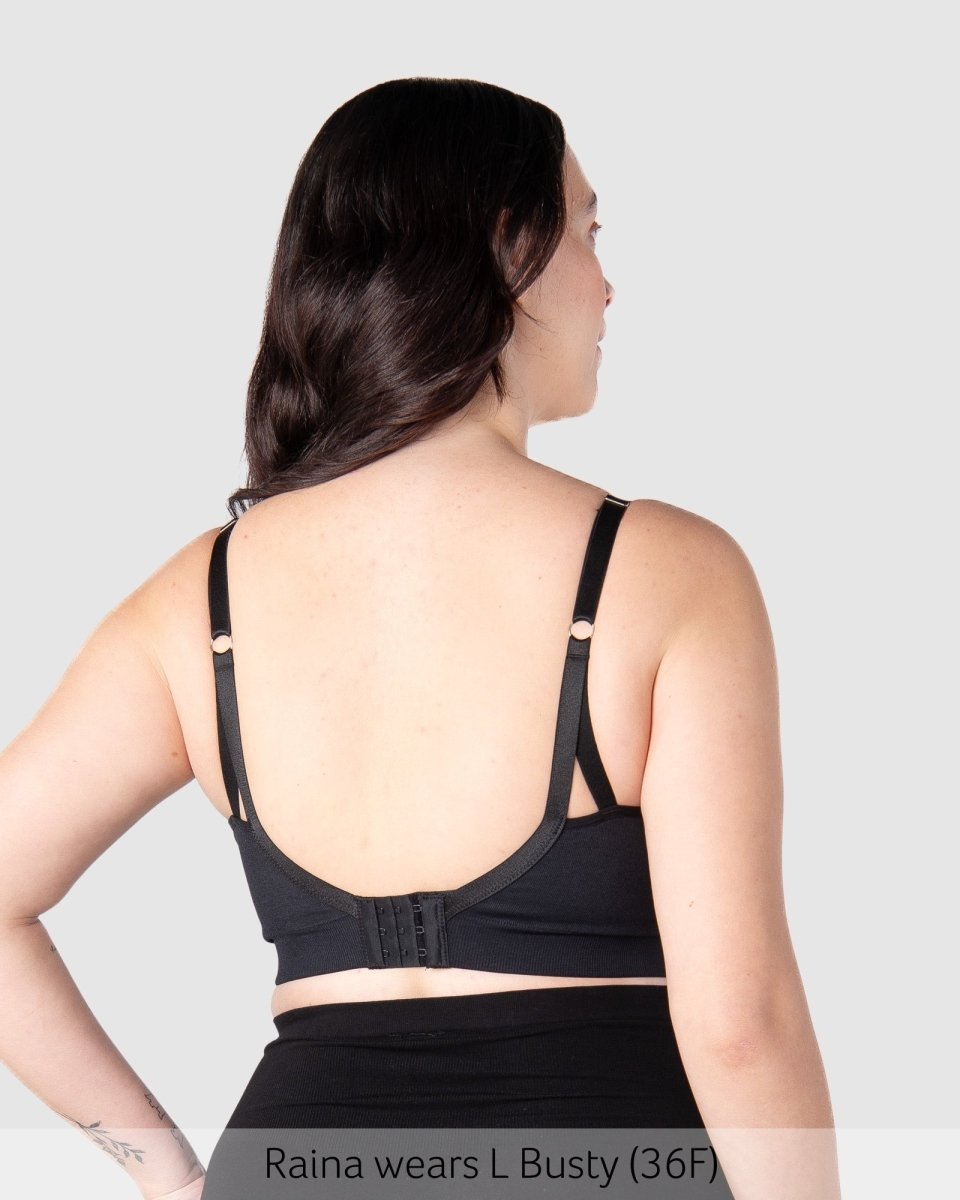 My Necessity 2.0 FlexFit Nursing Bra - Black Busty - Hotmilk Lingerie