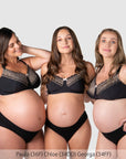 Show Off Full Cup Nursing Bra Black - Group Shot - Maternity Bra Range Larger Busts - Hotmilk Lingerie
