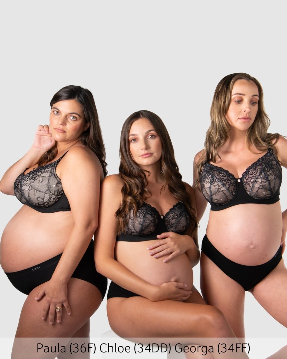 Temptation Full Cup Nursing Bra - Black - Hotmilk Lingerie