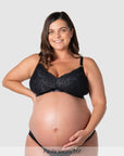 Warrior 2.0 FlexFit Nursing Bra Black - Front View - Wirefree Maternity & Breastfeeding Bra - Hotmilk Lingerie