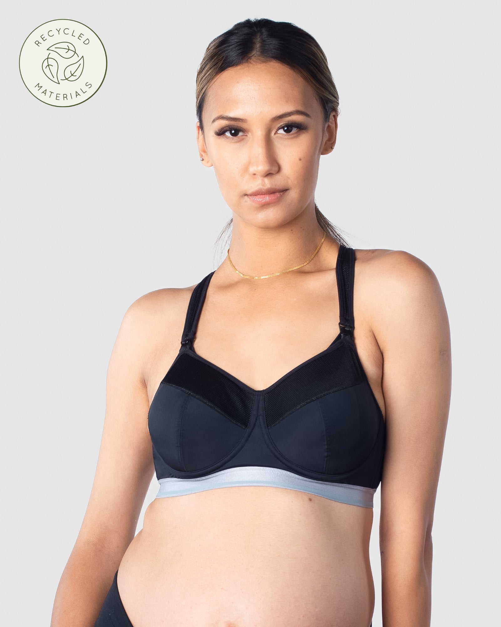 REACTIVATE BLACK NURSING BRA FLEXI UNDERWIRE