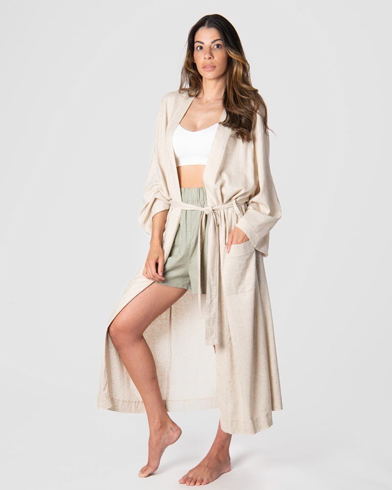 Lounge Robe Birch - Hotmilk Lingerie