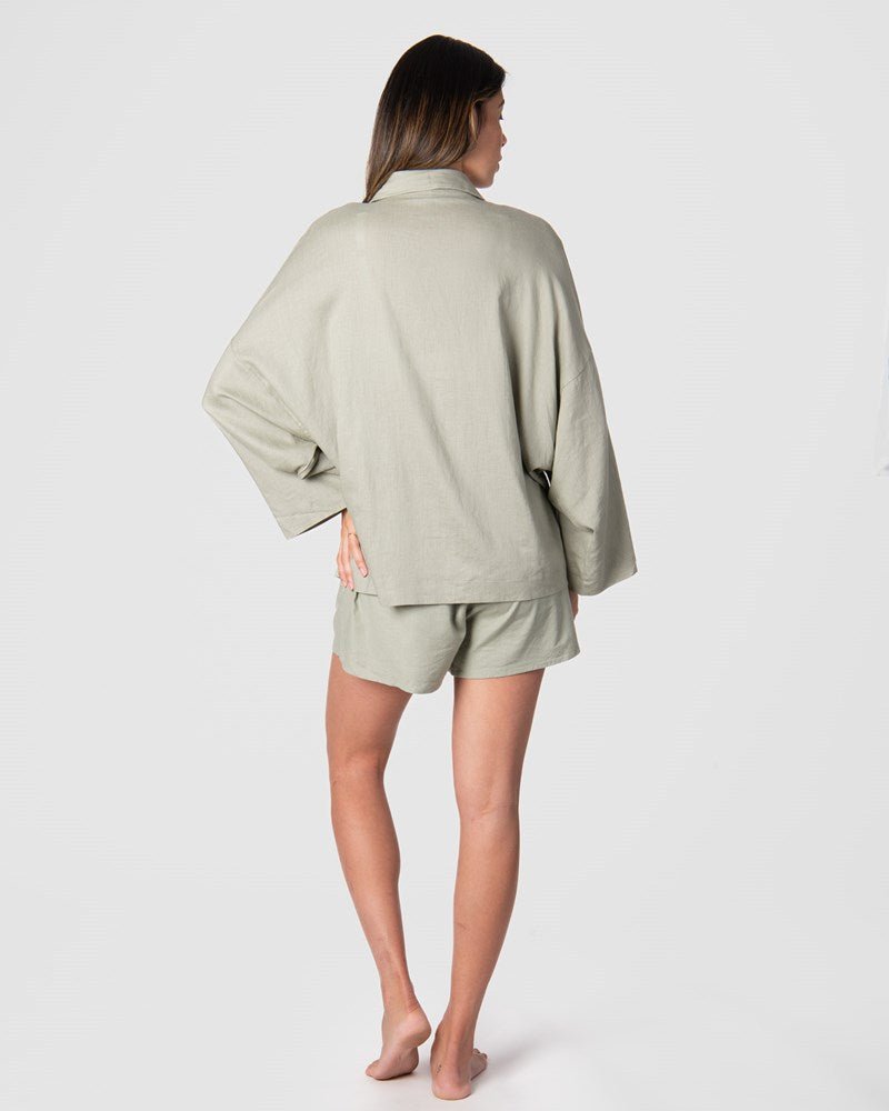 Lounge Top Sage - Hotmilk Lingerie