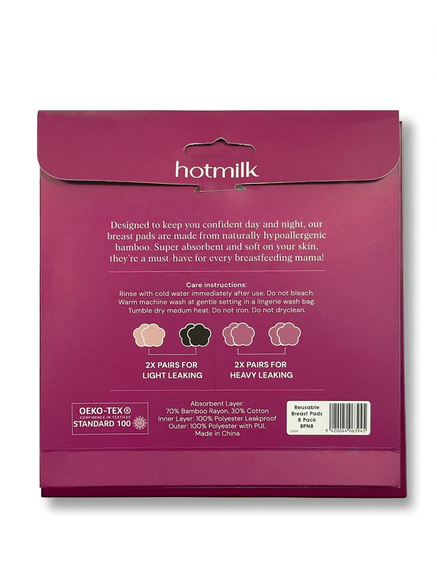 Reusable Nursing Pads - 8 pads - Hotmilk Lingerie