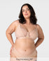 Flawless Full Cup Plunge Nursing Bra - Cashmere - Hotmilk Lingerie