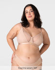 Flawless Full Cup Plunge Nursing Bra - Cashmere - Hotmilk Lingerie