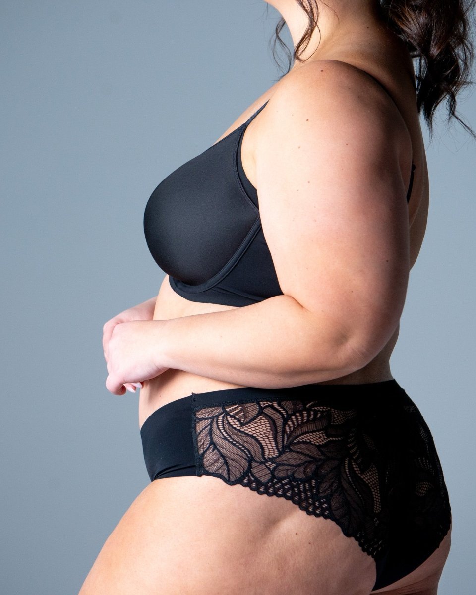 The Classic Vanishing Bikini Brief - Black - Hotmilk Lingerie