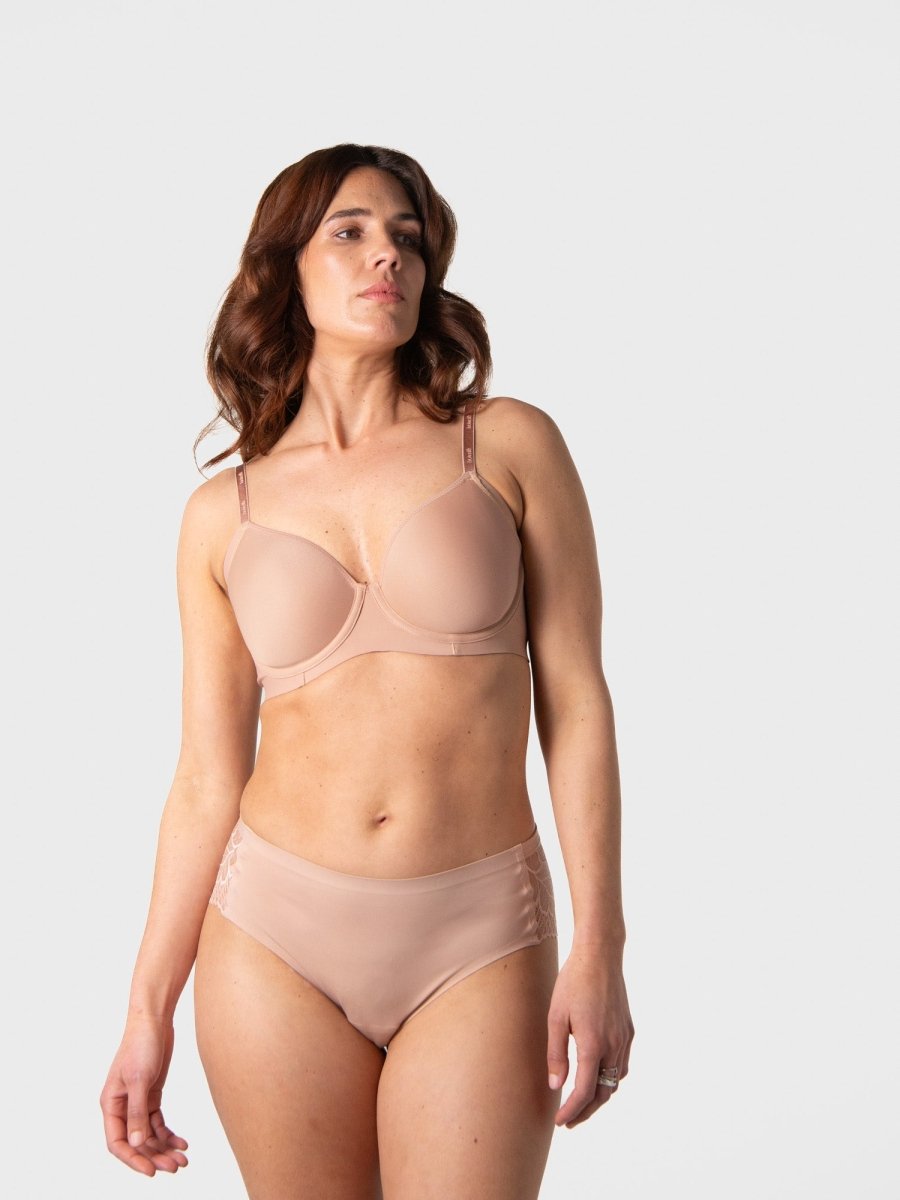 Effortless Sculpt T-shirt Bra - Cashmere - Hotmilk Lingerie