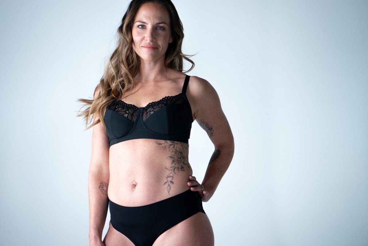 Luxe Wirefree Full Cup Bra - Black - Hotmilk Lingerie