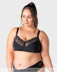 Luxe Wirefree Full Cup Bra - Black - Hotmilk Lingerie