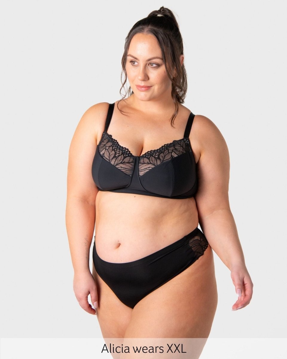 The Classic Vanishing Bikini Brief - Black - Hotmilk Lingerie