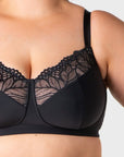 Luxe Wirefree Full Cup Bra - Black - Hotmilk Lingerie