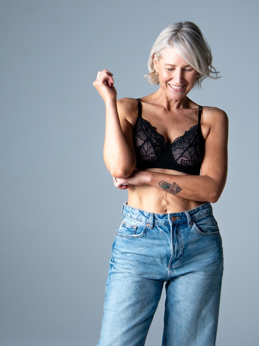Refined Flexiwire Full Cup Bra - Black - Hotmilk Lingerie