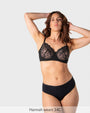 Refined Flexiwire Full Cup Bra - Black - Hotmilk Lingerie