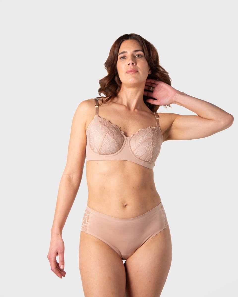 Refined Flexiwire Full Cup Bra - Cashmere - Hotmilk Lingerie