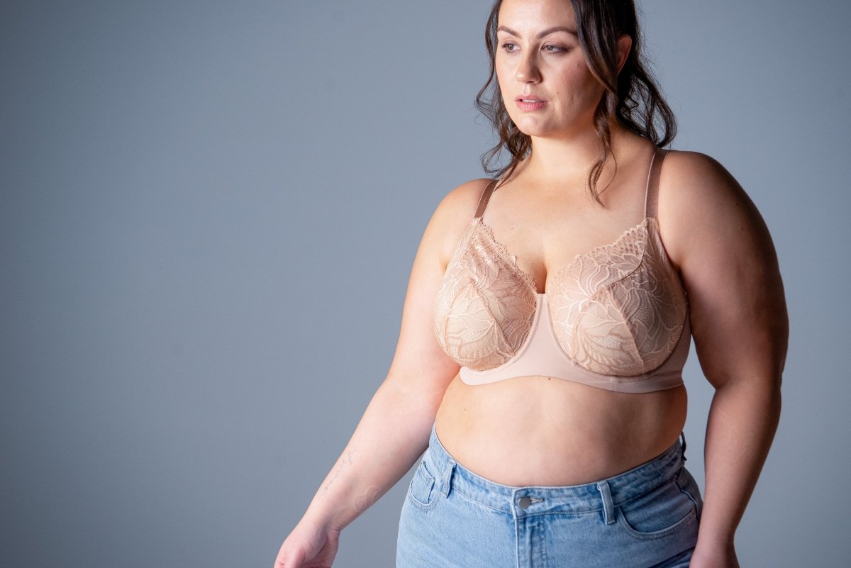 Refined Flexiwire Full Cup Bra - Cashmere - Hotmilk Lingerie